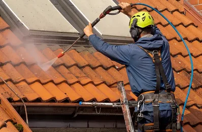 Démoussage et hydrofuge de toiture à Dives
